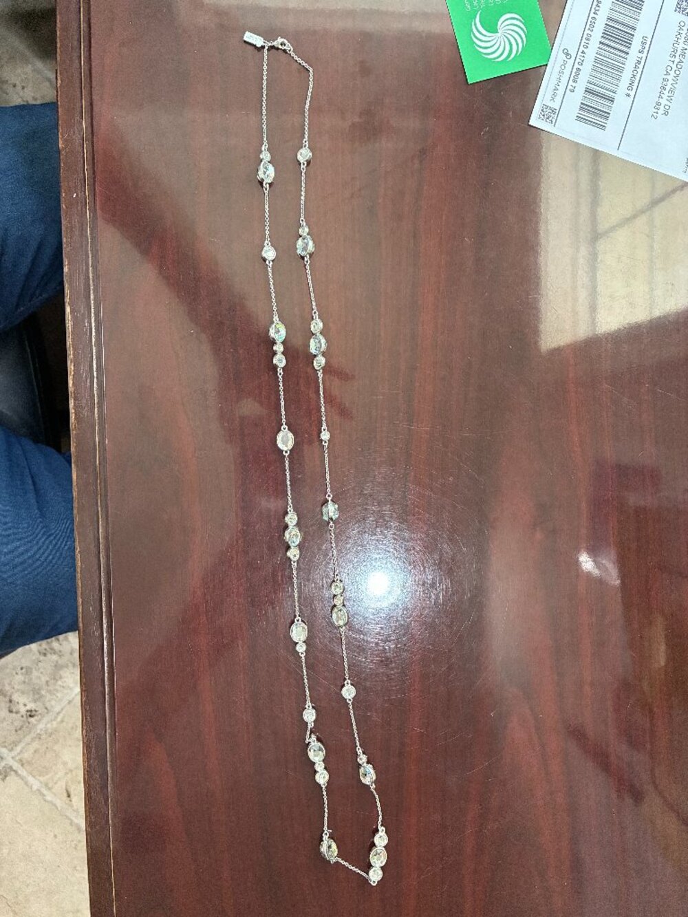 Kate Spade long sparkling necklace